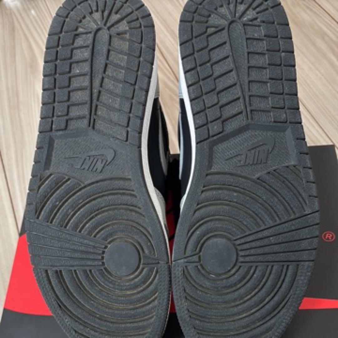 NIKE Air Jordan 1 グレー/ブラック ハイOG \"シャドウ2.0