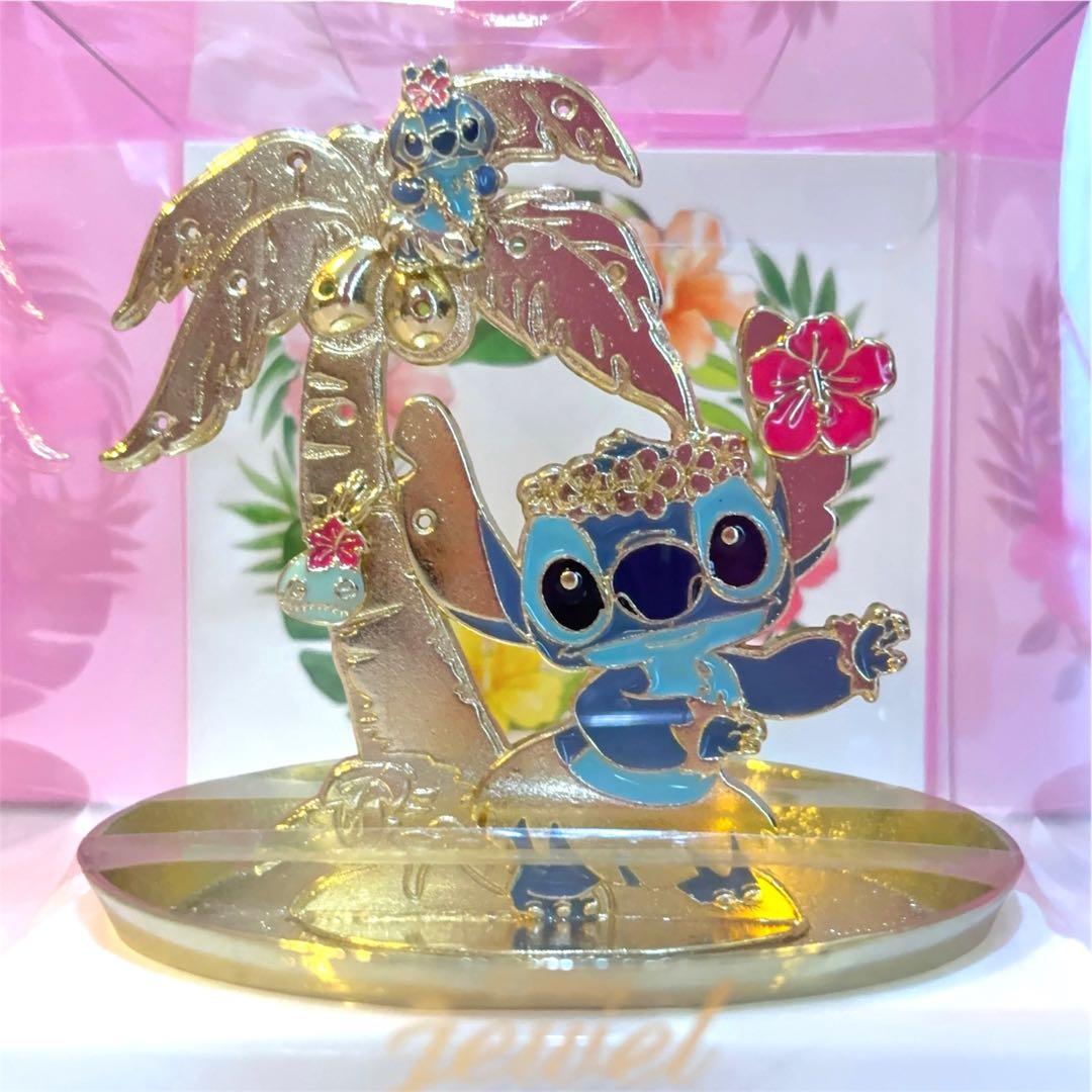おまめ　ディズニー スティッチ ピアス付き ジュエリートレーセット 激レア