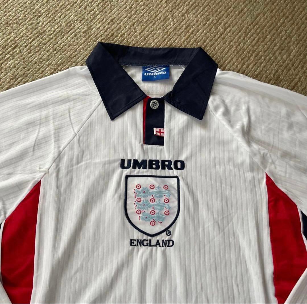 アンブロイングランド代表1998サッカーユニフォームゲームシャツヴィンテージ