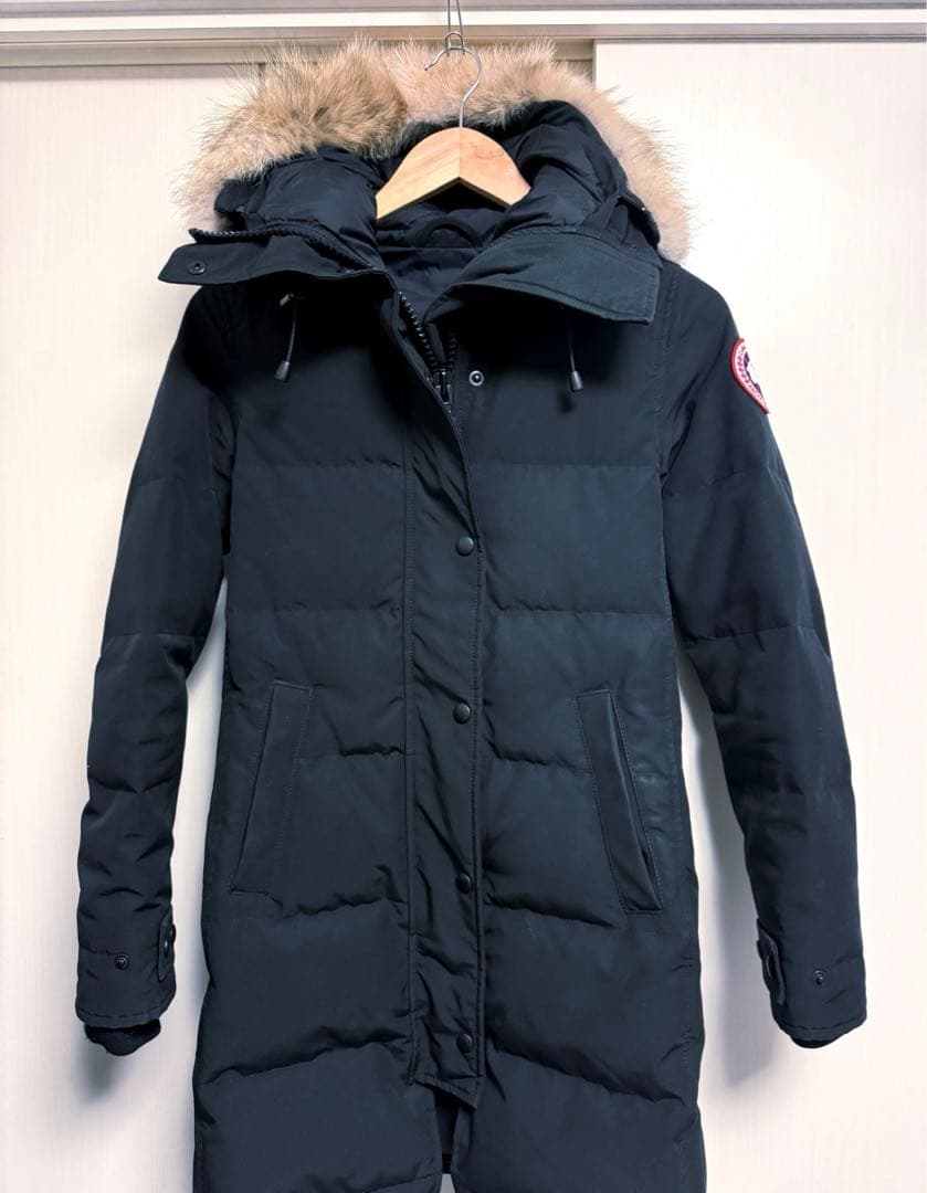 カナダグース ファー付きロングダウンジャケット