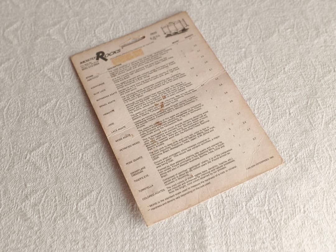 * vintage gemstones ꕥ 天然石たちの標本