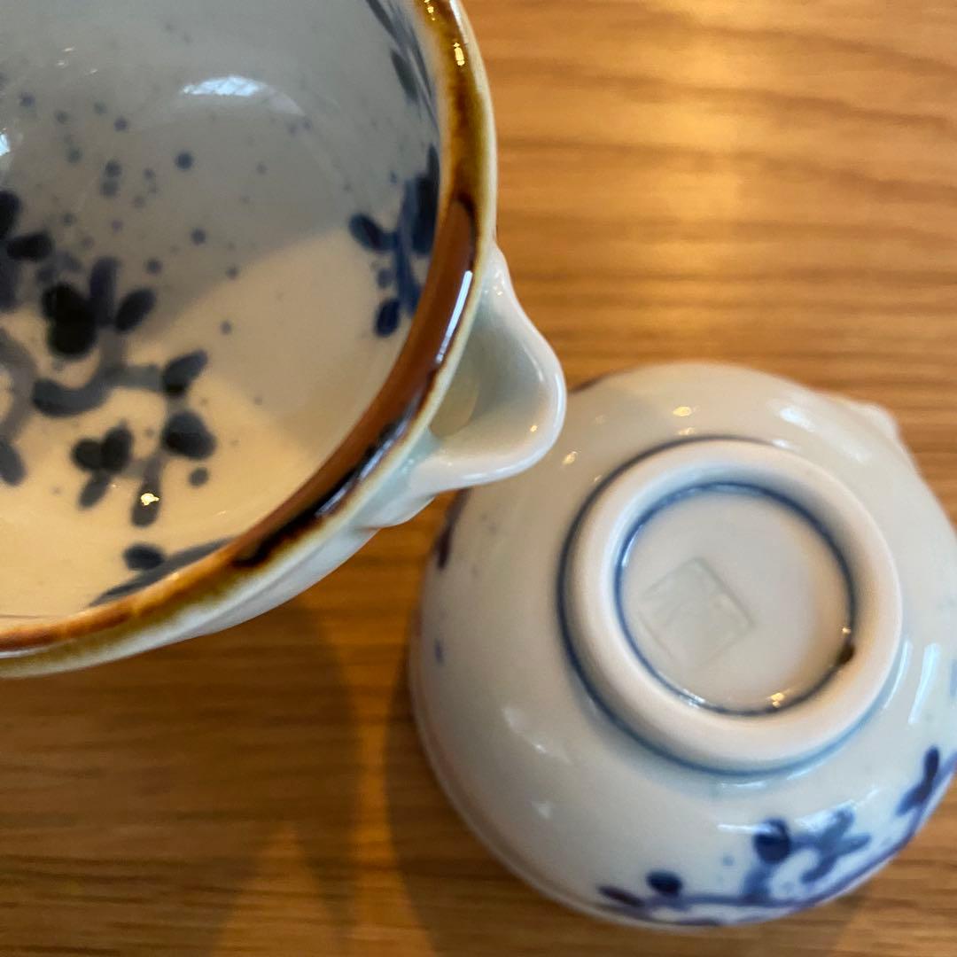 福泉窯　片口　唐草　蛸唐草　有田焼　２点セット
