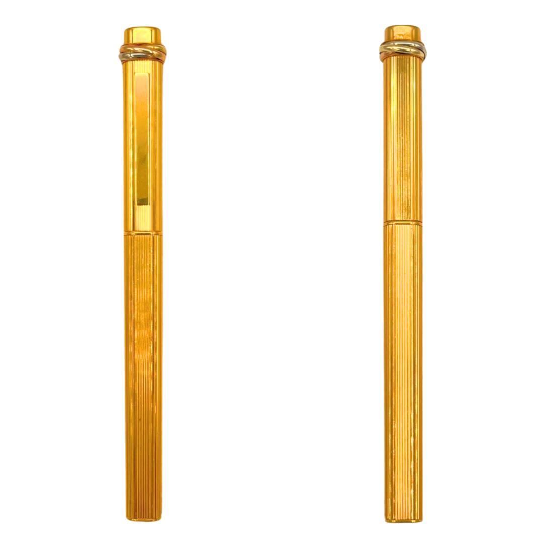 CARTIER カルティエ GP トリニティ ボールペン キャップ式 ゴールド