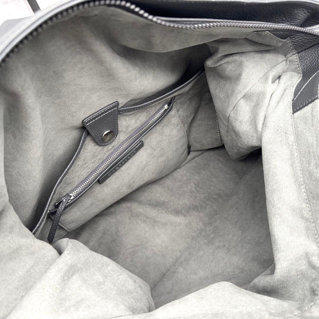 ガレリアント トートバッグ イタリア製レザー 大容量 A4