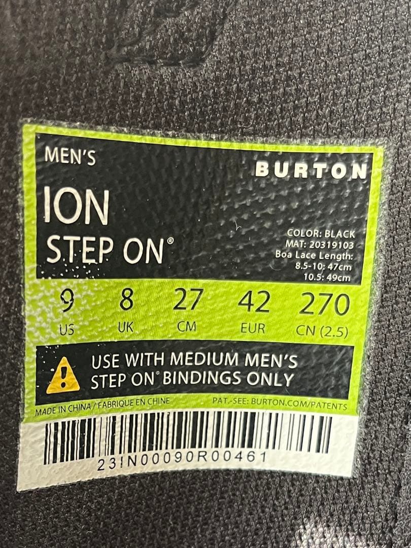 step on 2点セット Burton ion / flux ds