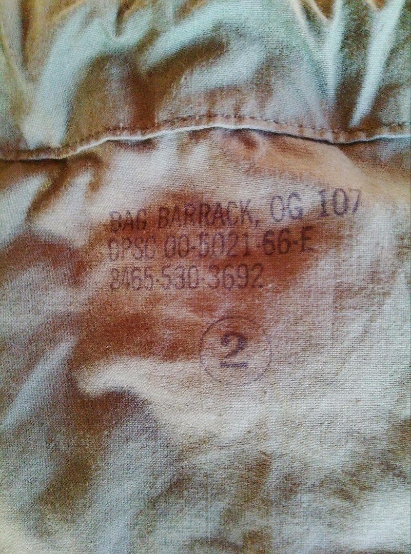 沖縄米軍実使用品　US1949年製 オリーブグリーン寝袋　ヴィンテージ