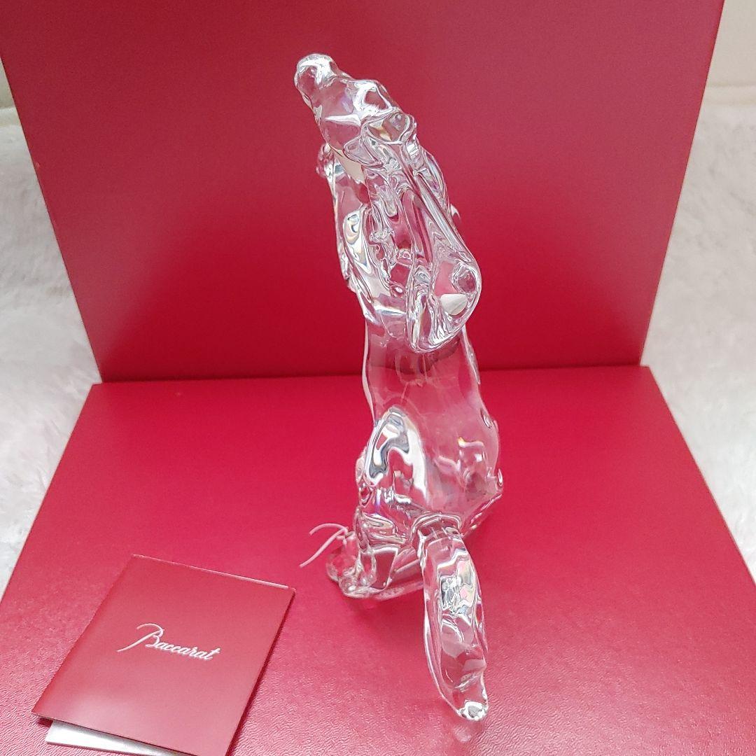 【未使用・美品】バカラ2026年干支Baccaratいななく馬　クリスタル/クリ