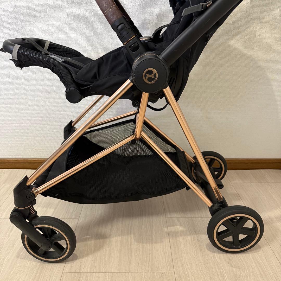 【美品】Cybex ミオスJP3 ローズゴールド ワンプルハーネス ベビーカー