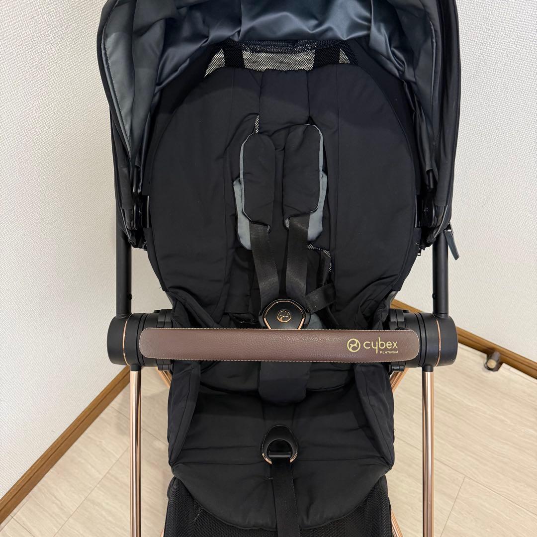 【美品】Cybex ミオスJP3 ローズゴールド ワンプルハーネス ベビーカー