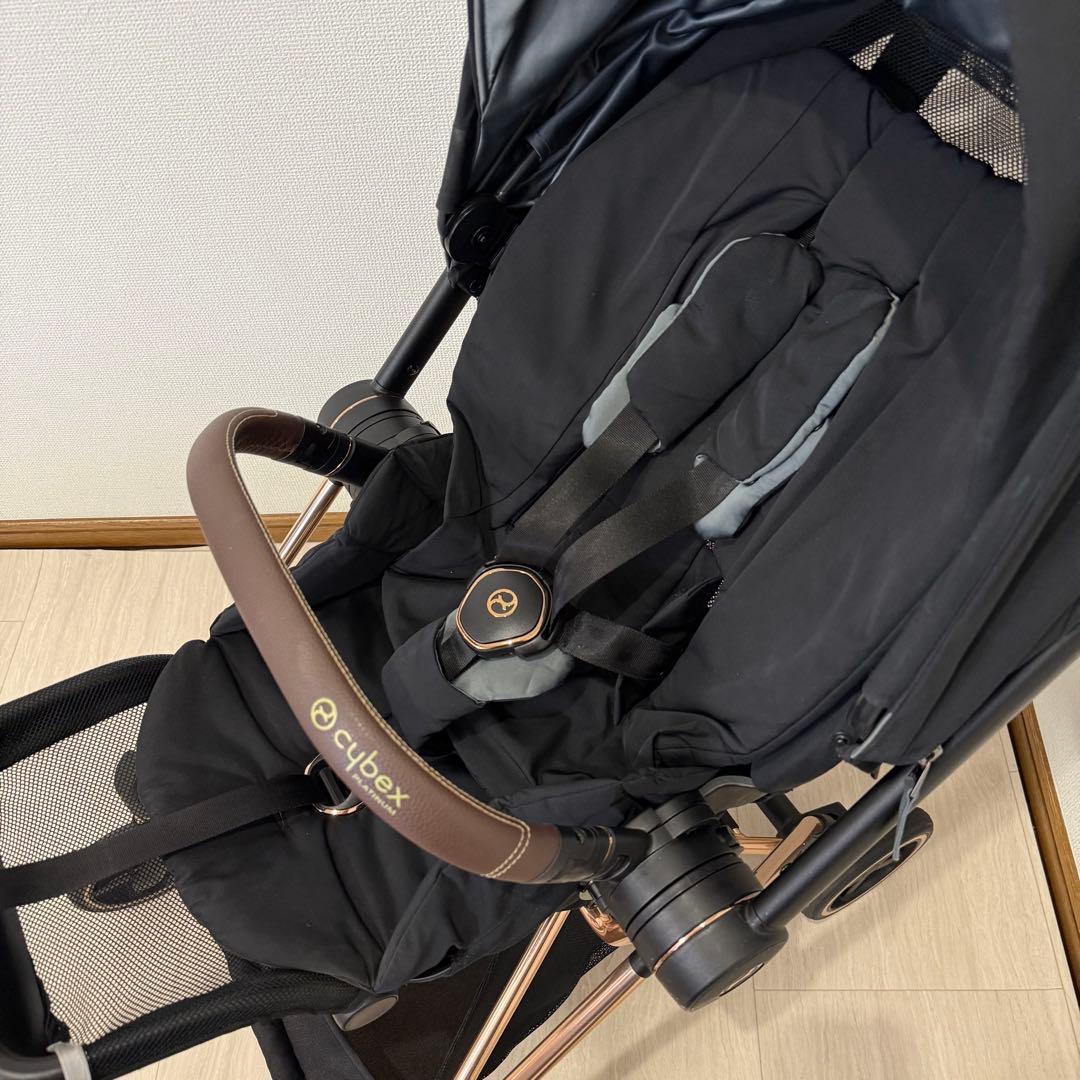 【美品】Cybex ミオスJP3 ローズゴールド ワンプルハーネス ベビーカー