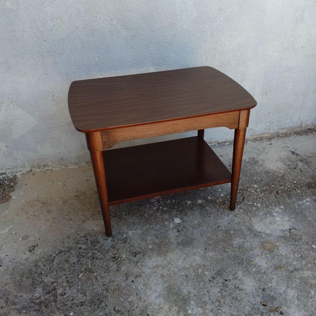 メ*ー様 米国USミリタリーナイトテーブル米軍家具ファニチャーミッドセンチュリー