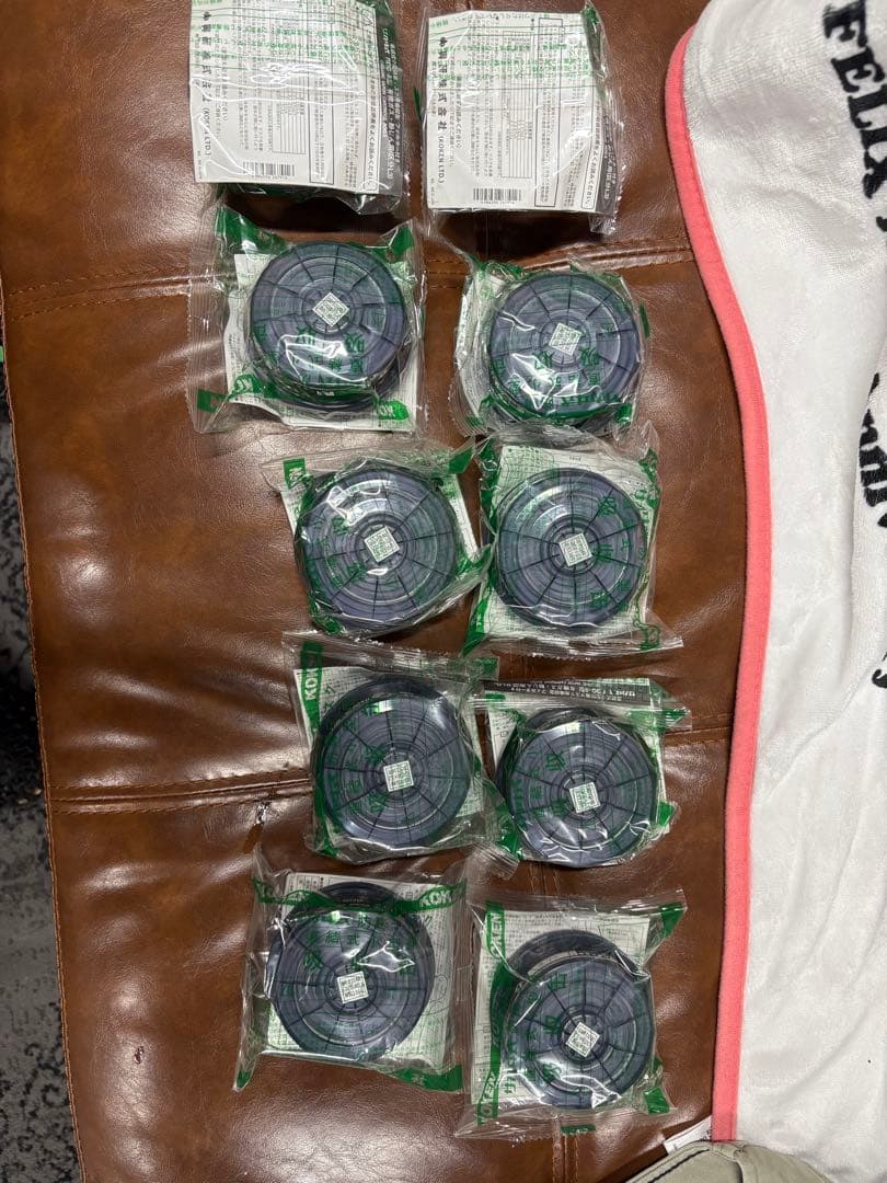 興研吸収缶 RDG-5型 有機ガス・粉じん用 防塵マスクフィルター 33個セット