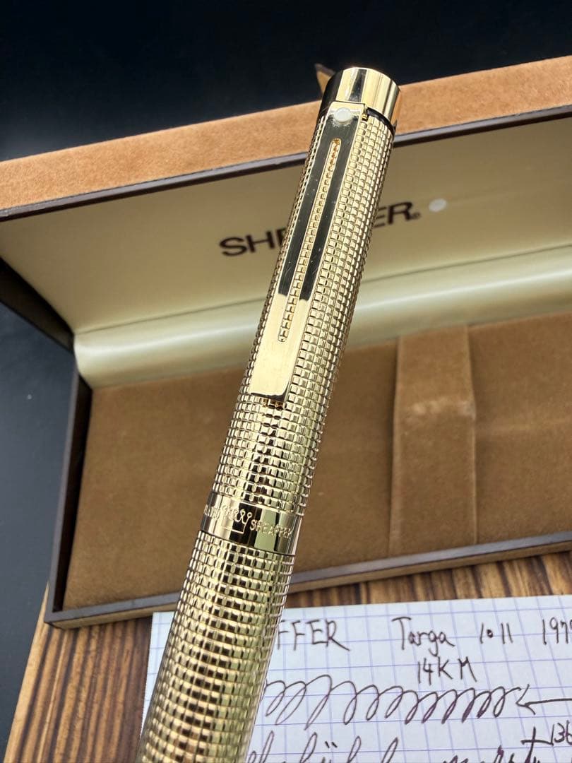 SHEAFFER 万年筆 タルガ 1011 23K張 14K M 美品
