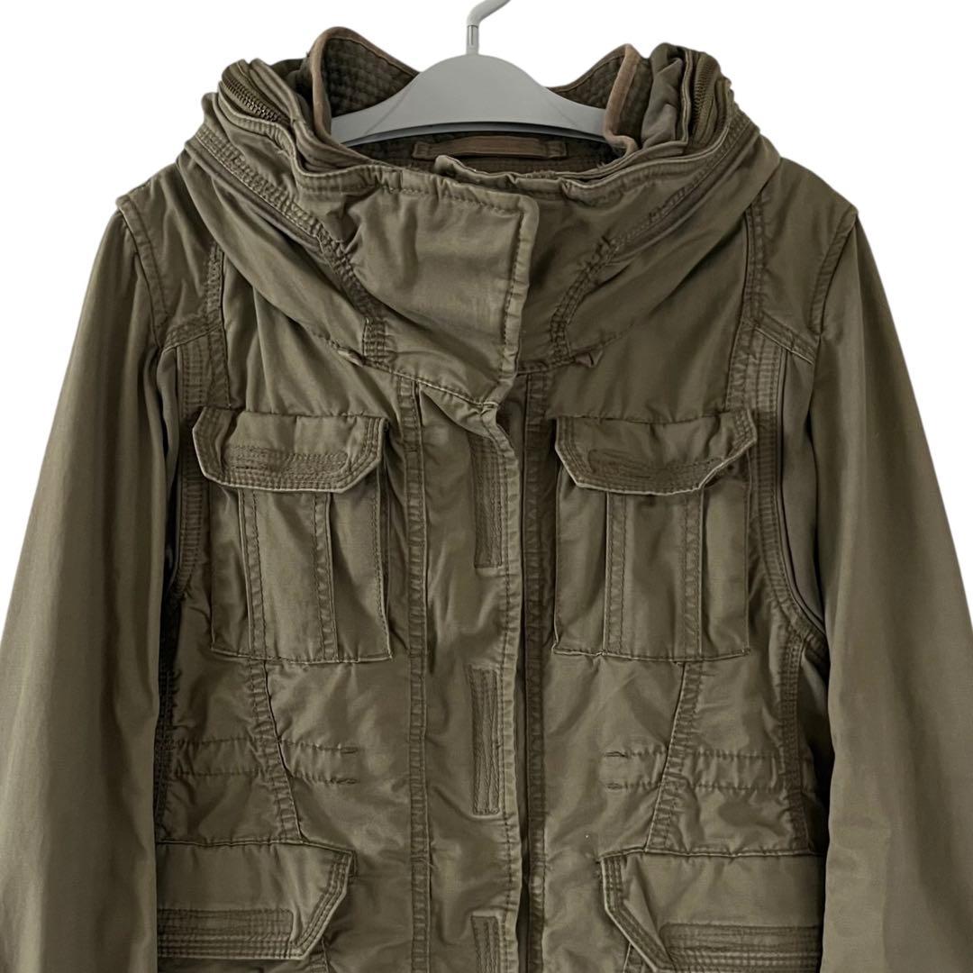 00s goa bono ミリタリージャケット F ダブルジップ グランジ コア