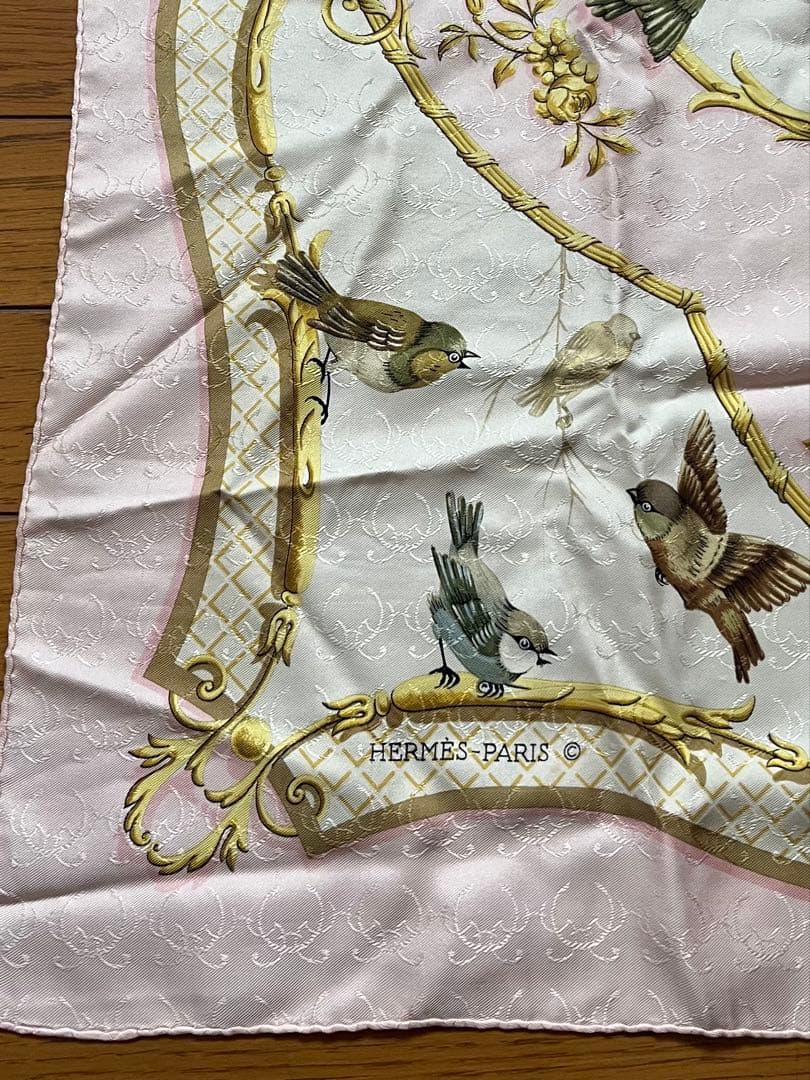 HERMES エルメス カレ90 自由の天地への鍵 スカーフ　希少ヴィンテージ