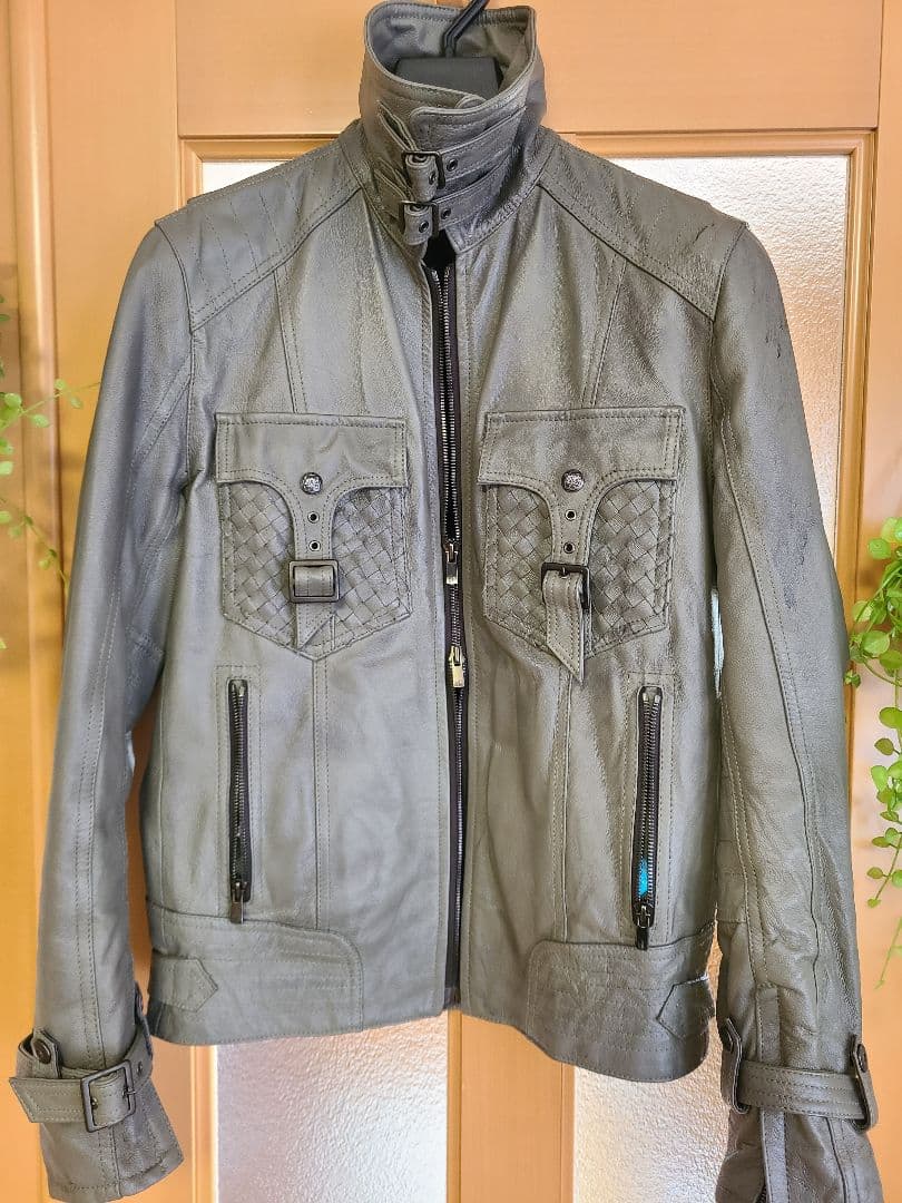 ✨入手困難✨シングルライダースレザージャケット・SCHLUSSEL・M