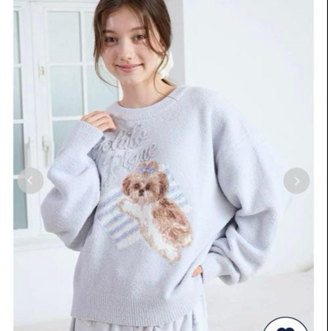 ジェラートピケ❤️シーズー❤️ジャガードプルオーバー❤️新品、タグ付き、未開封