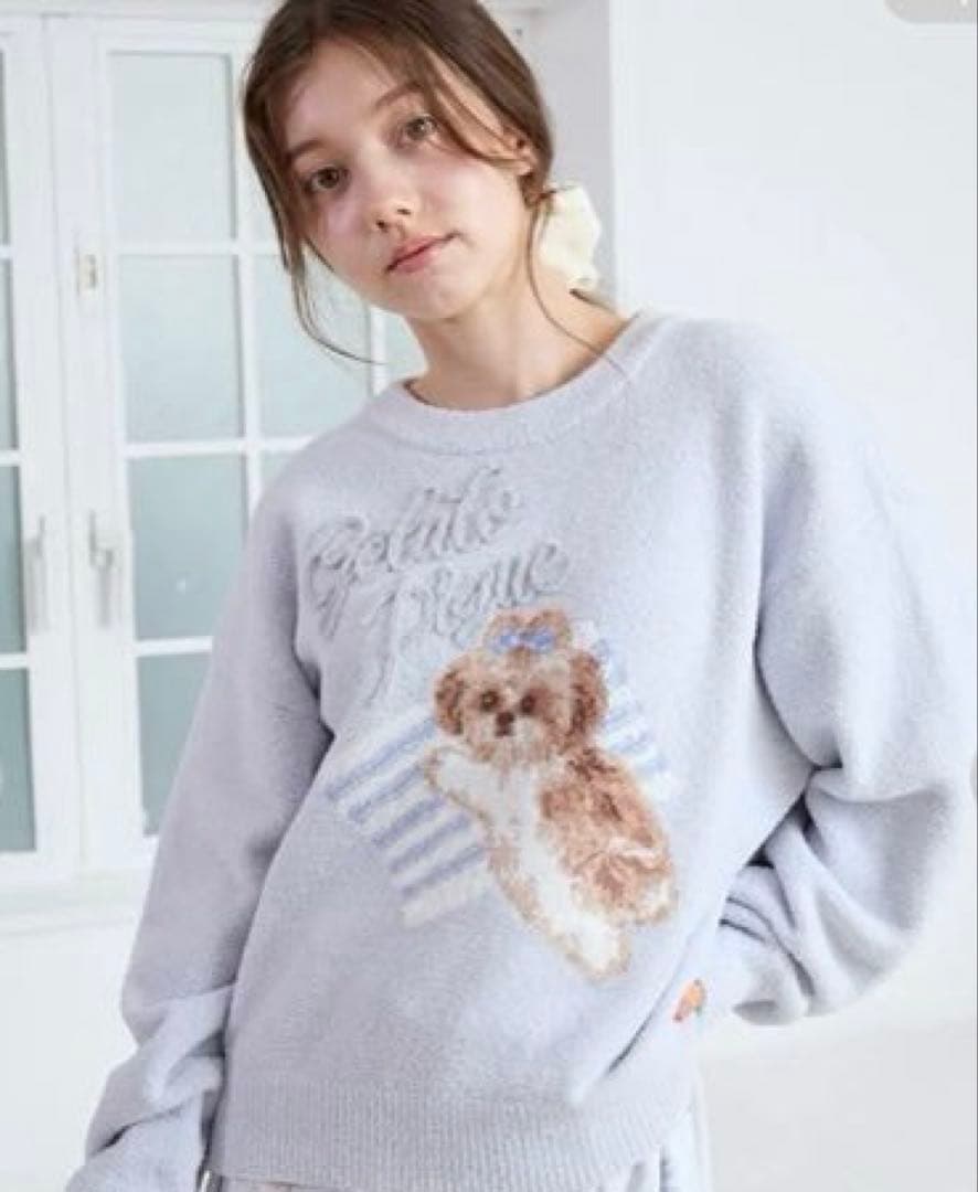 ジェラートピケ❤️シーズー❤️ジャガードプルオーバー❤️新品、タグ付き、未開封