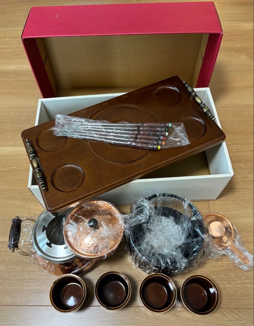 COPPER 100  WARE フォンデュセット 新光金属