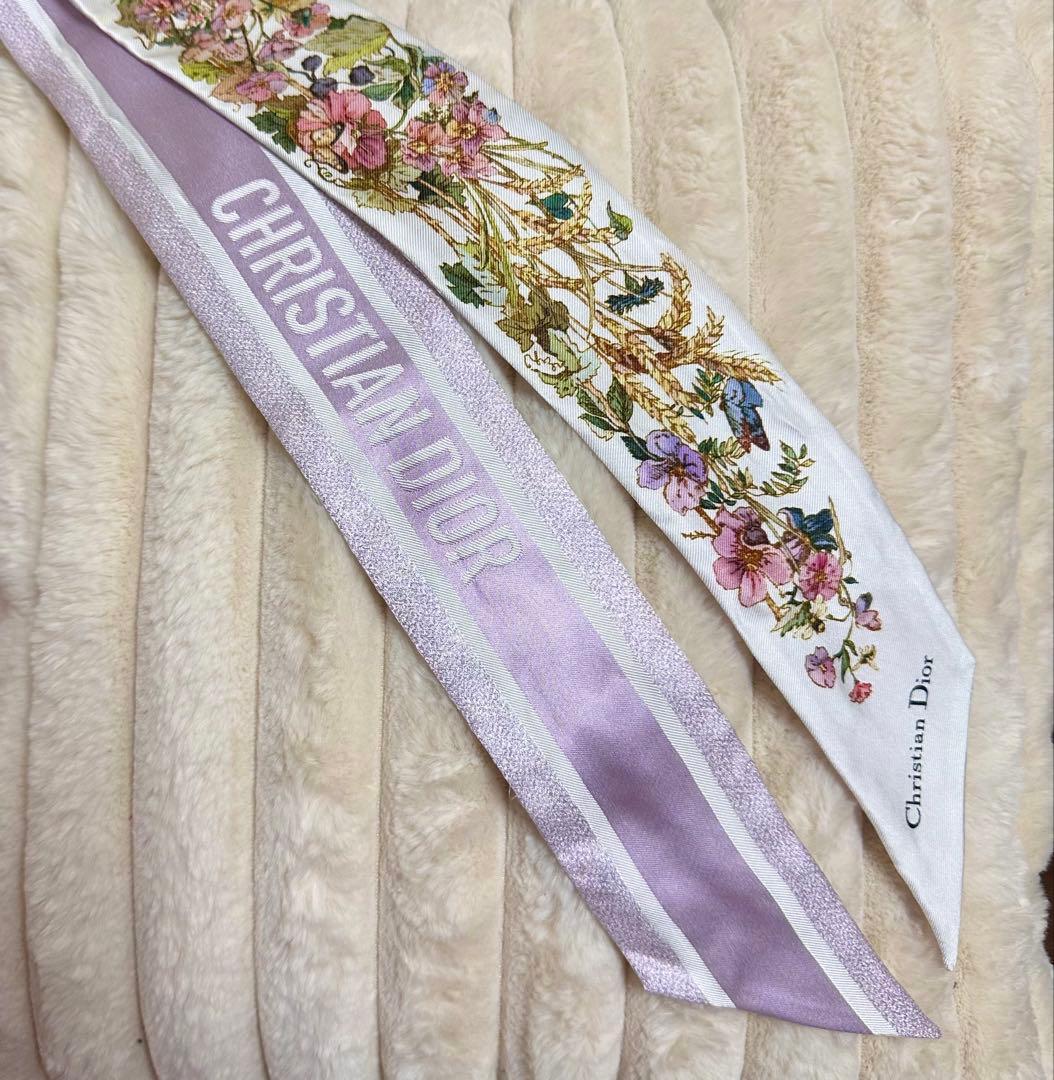 Christian Dior 花柄 ミッツァ　パープル