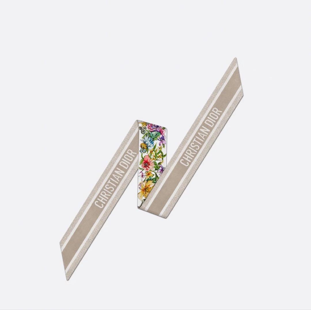 Christian Dior 花柄 ミッツァ　パープル