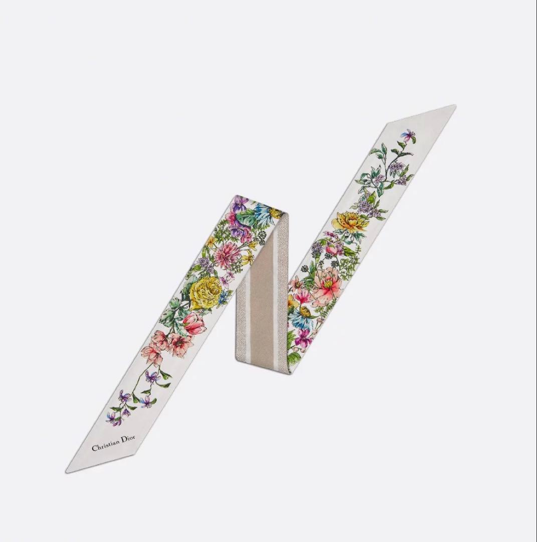 Christian Dior 花柄 ミッツァ　パープル