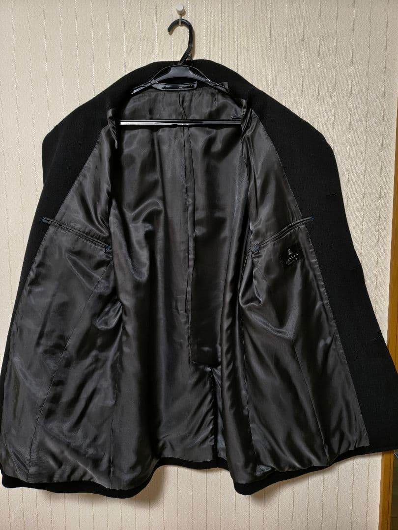 極美品！LANVIN COLLECTION スタンドカラーコート 黒 48