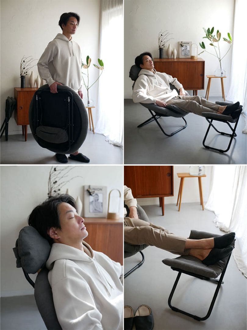 HINATA LIFE 2way フォールディングチェア コーデュロイ