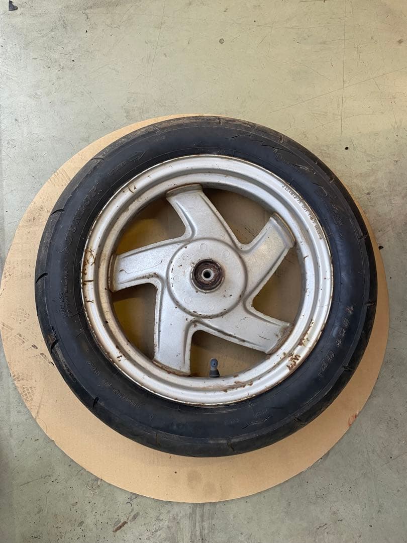 グランドアクシス100 社外Fキャリパー&ローター&Fホイール