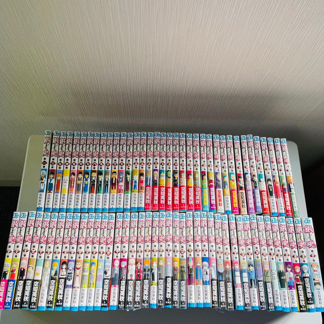 銀魂　ぎんたま　全巻セット　77巻　新品未開封あり　初版帯付き多数
