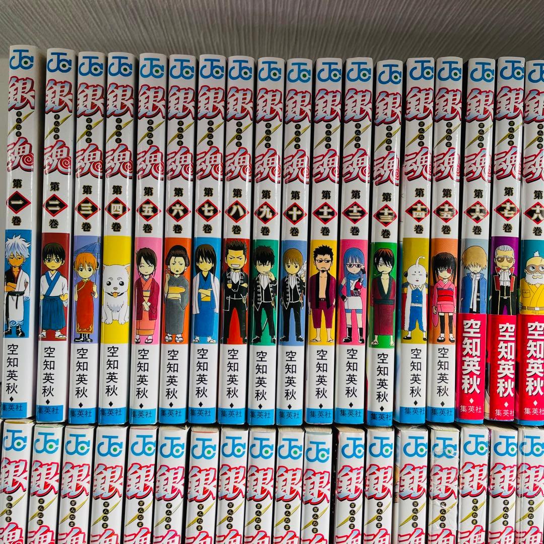 銀魂　ぎんたま　全巻セット　77巻　新品未開封あり　初版帯付き多数