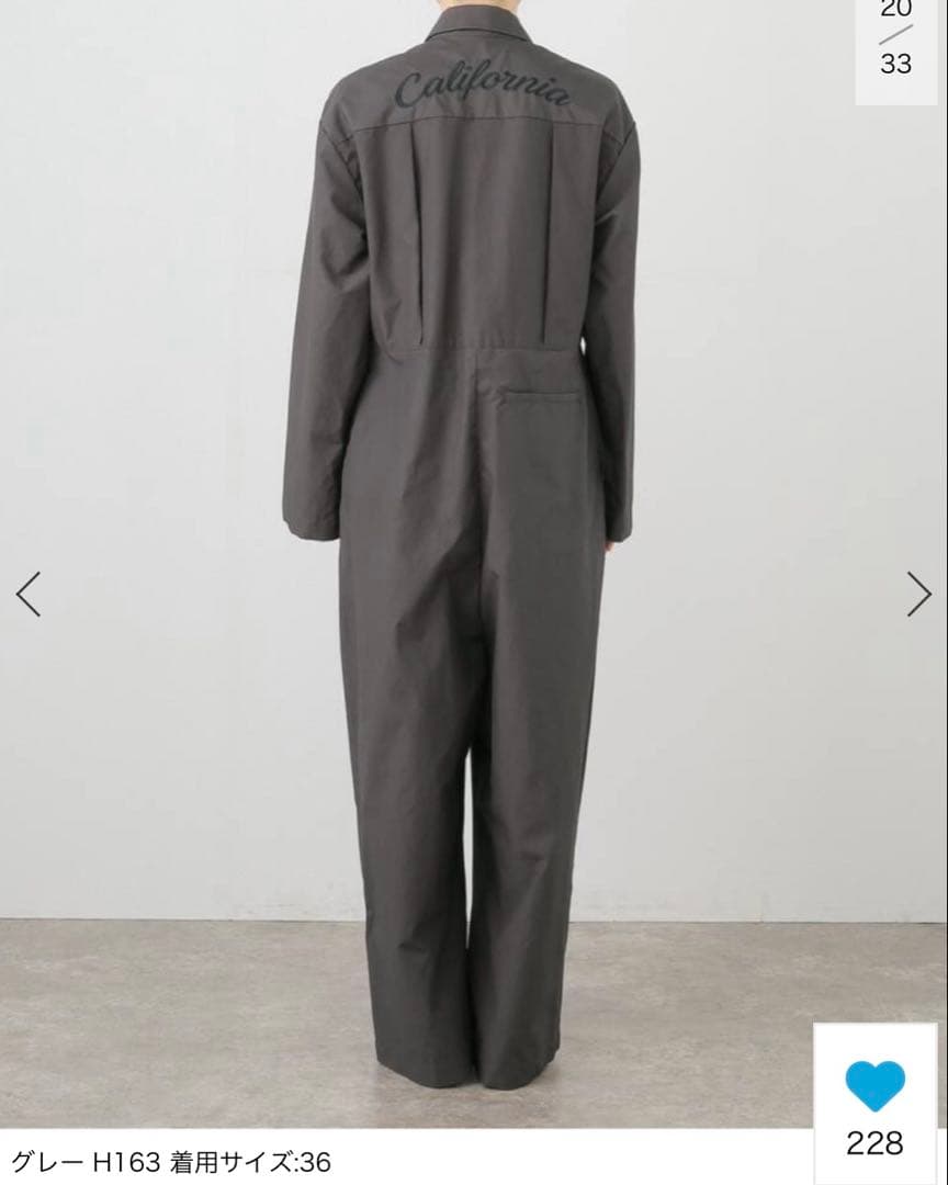 リエルさま専用⭐︎WIDE WORK JUMPSUIT アパルトモン