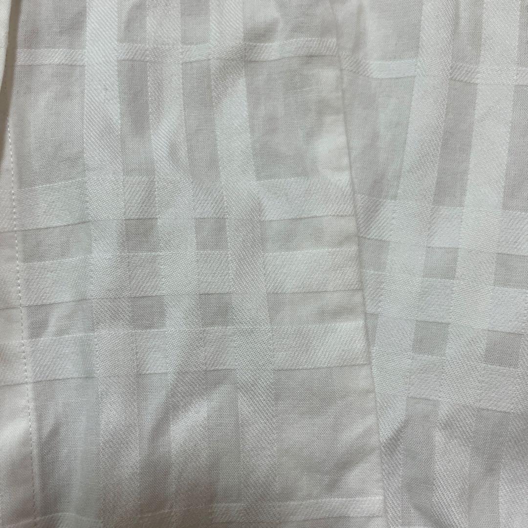 BURBERRY リボン付きシャツ 36 ホワイト