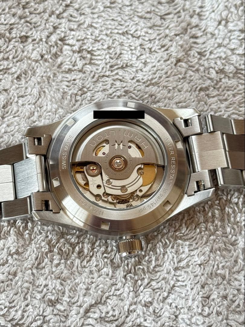 【極美品】ハミルトンカーキフィールド38mm自動巻ミリタリーH70455133