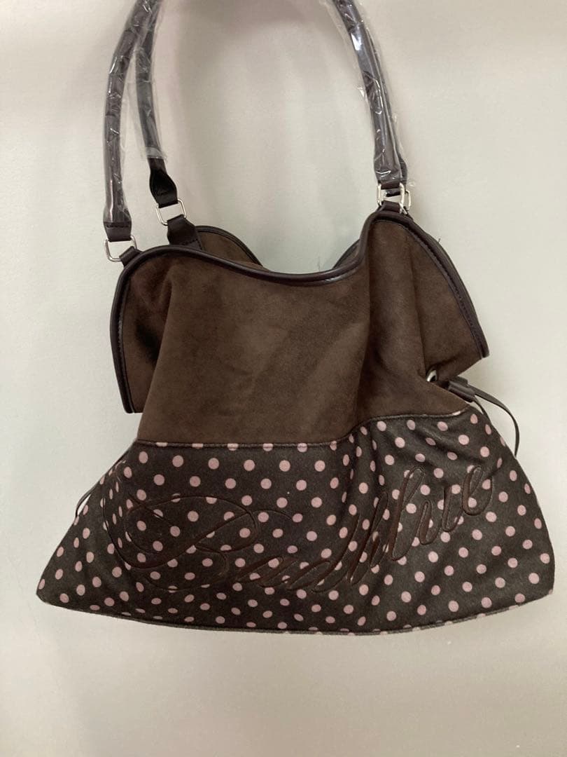 Badblue ブラウン トートバッグ