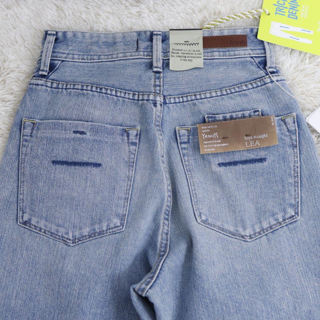 新品　YANUK　ヤヌークボーイズストレートデニム　LEA W21