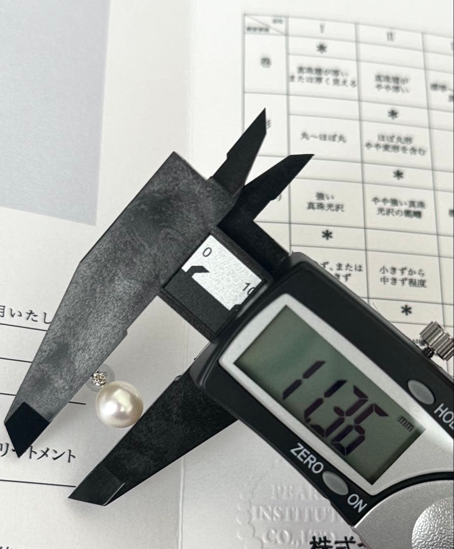 ク*ラ様 美品花珠級強テリアコヤ真珠ダイヤモンドピアスpt900プラチナ2WAY