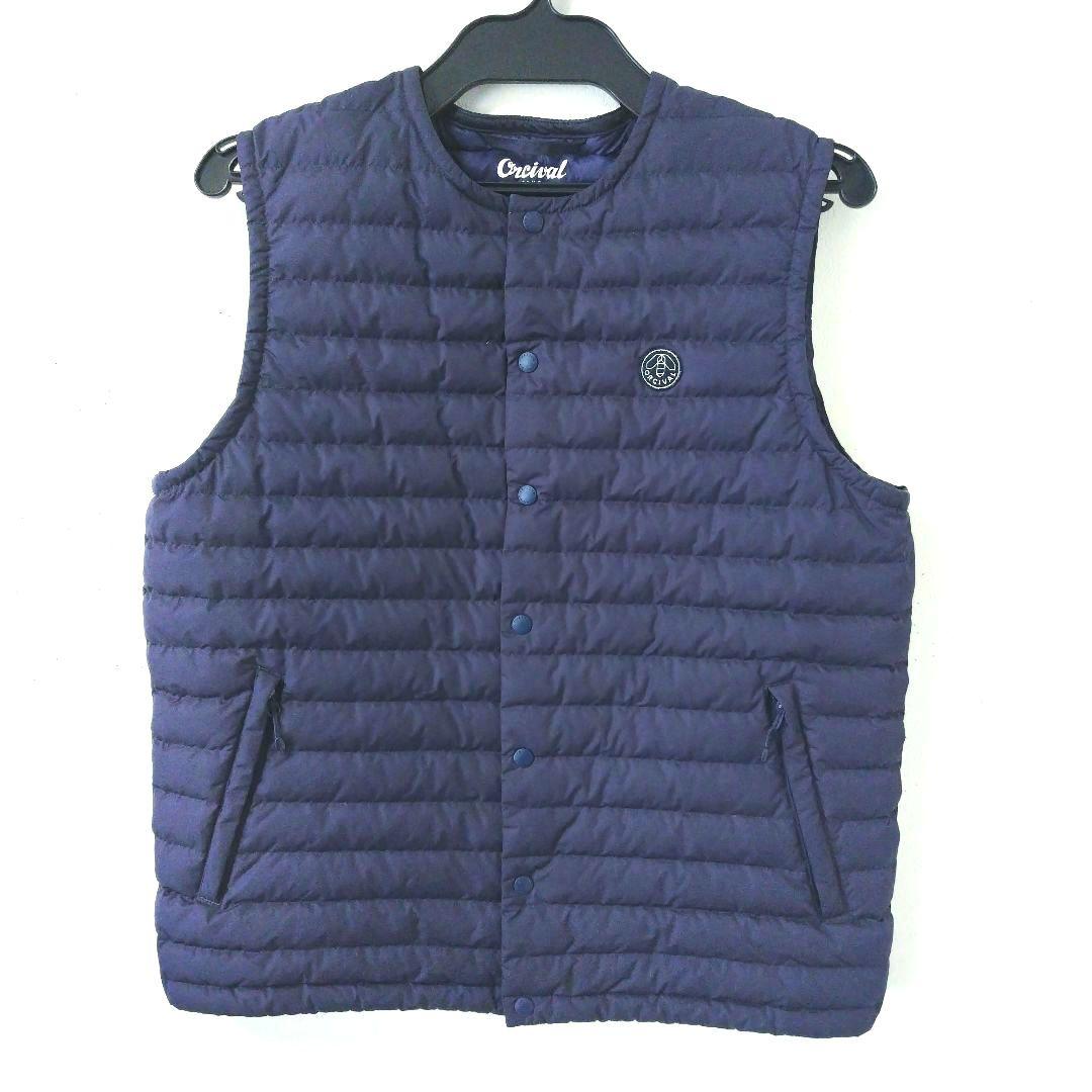 ORCIVAL オーシバル インナーダウンベスト ネイビー サイズ2