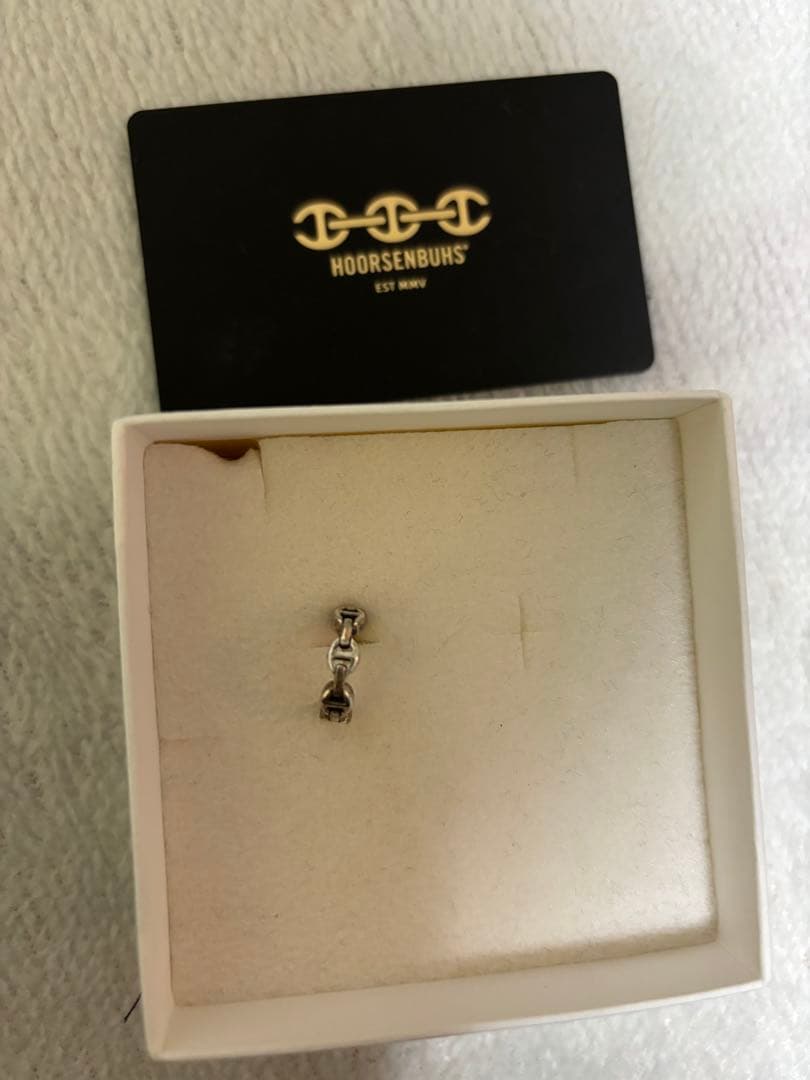 HOORSENBUHS ホーセンブース　トライリンク フープピアス シルバー
