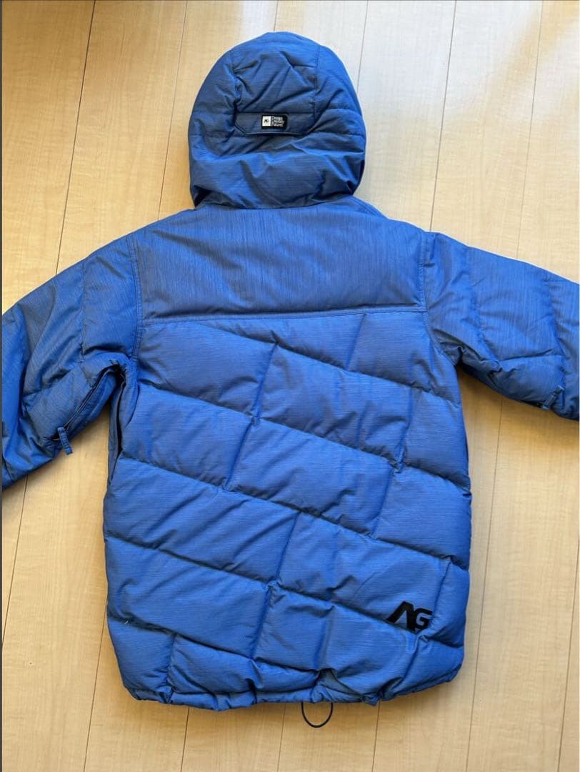 AG スノーダウンジャケット 青　BURTON バートン