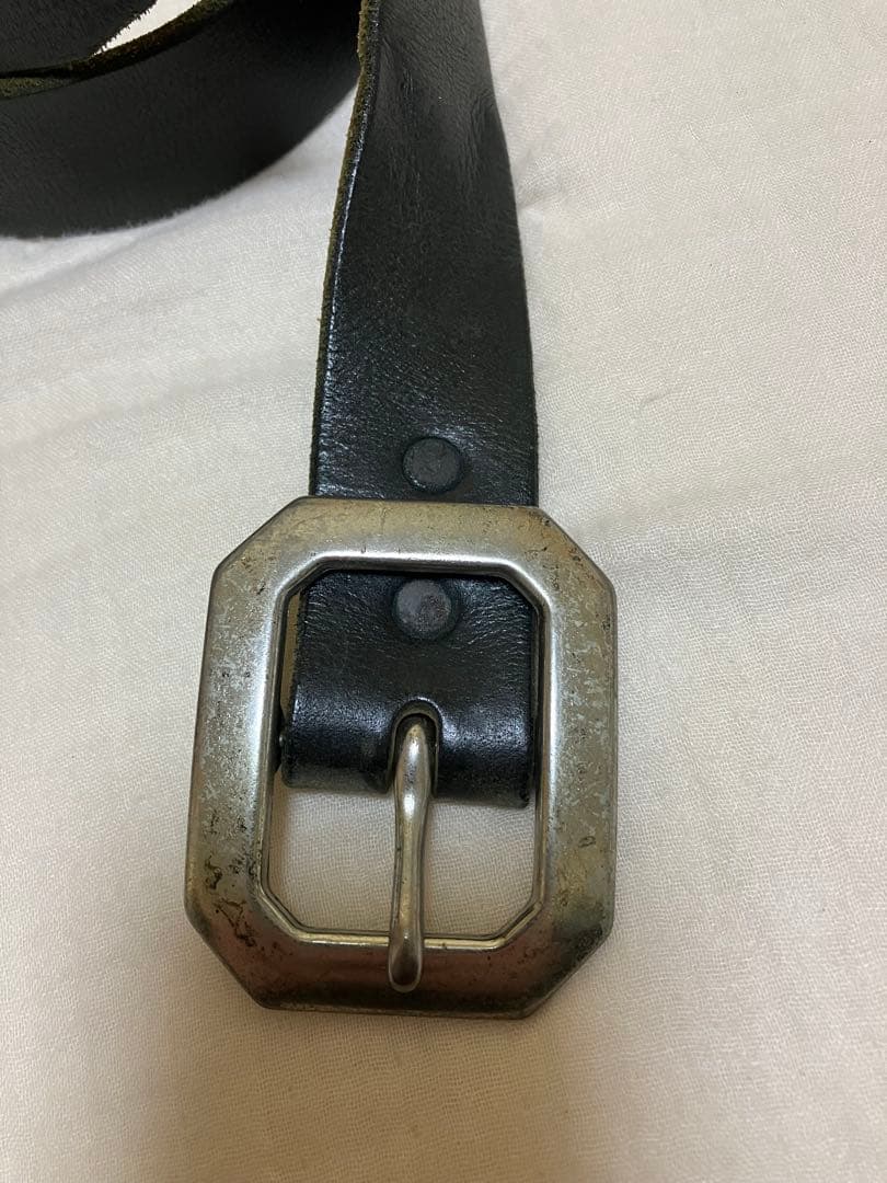 RRL BELLINGHAMベルト 34 イタリア製　ブラック　ラルフローレン