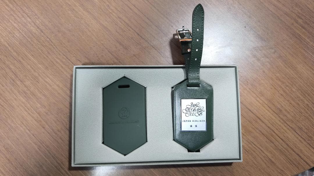 JAL JGC 亀タグ・緑！【新品未使用】箱付き