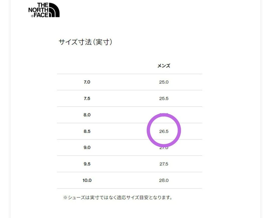 ▲お値下げ▲ノースフェイス 新品未使用 スニーカー 26.5センチ 箱付き
