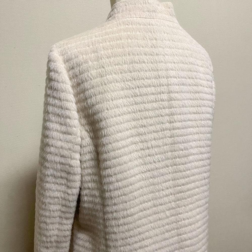 美品 レリアン AGNONA 高級生地 シャギーコート アルパカ ウール 日本製