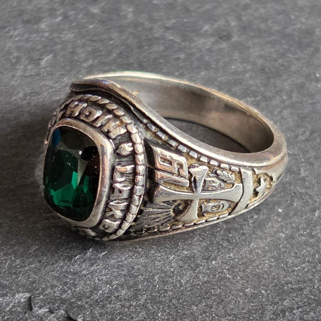 シルバー製 Jostens カレッジリング 1978年 11.5号 STER刻印