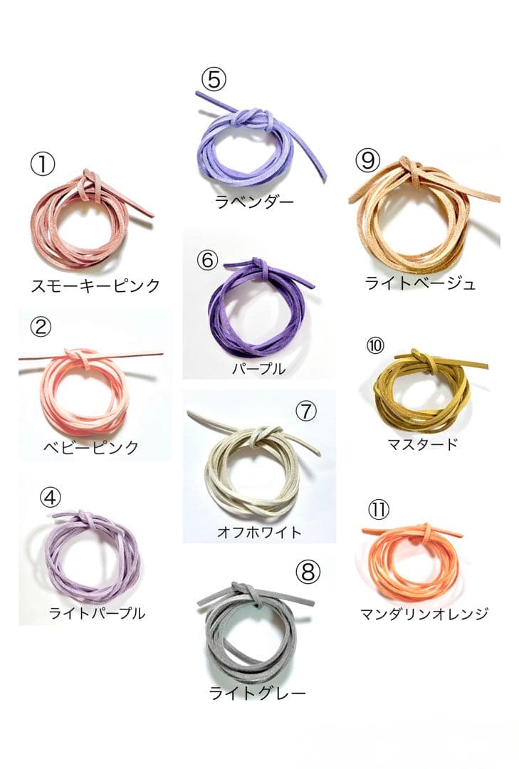 A26-065 レジンネックレス(かすみ草)ライムPremium