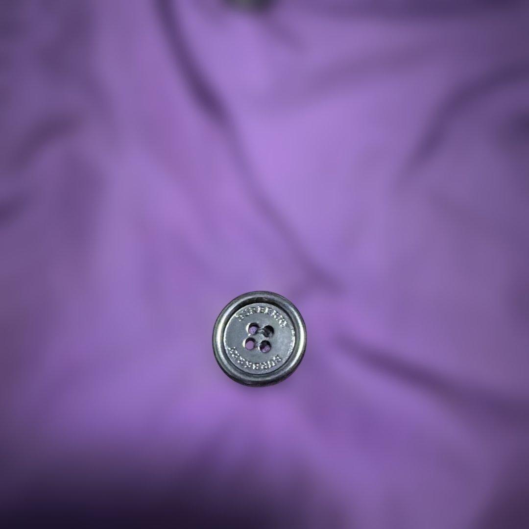 burberry ロングジャケット　紫　トレンチコート