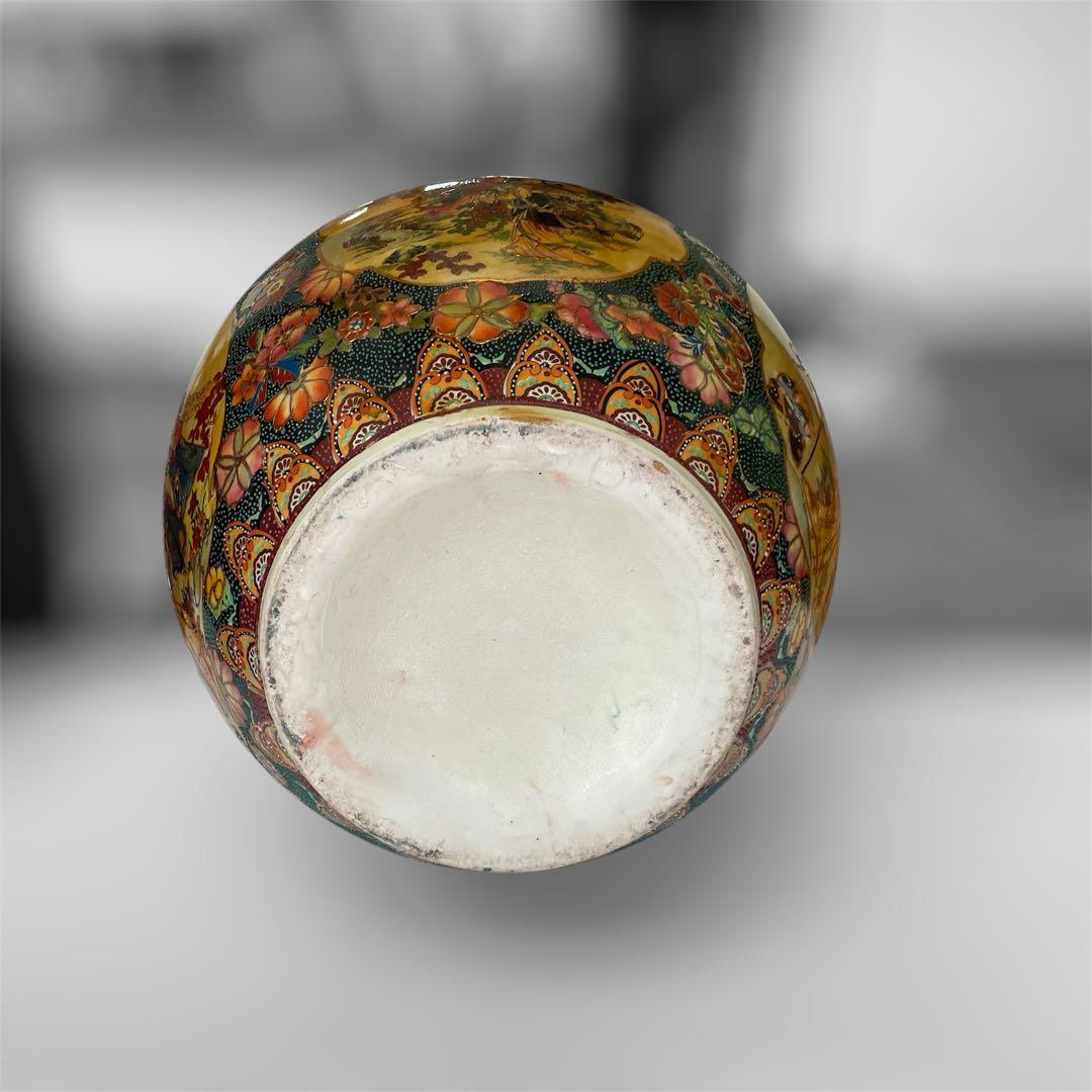 薩摩焼　大型陶器花瓶