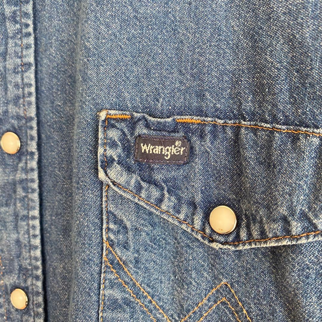 価格高騰　木村拓哉着　80年代　ラングラーウエスタンシャツ　wrangler