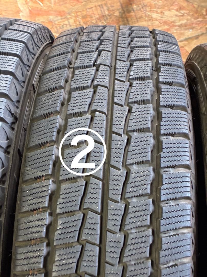 ハイエース キャラバン スタッドレス ４本 195/80R15 107/105L